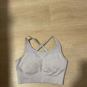 AYBL Light Grayish light blue/purple Sports Bra